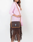 American Darling ADBGD141 Crossbody Genuine Leather Women Bag Western Handbag Purse