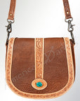 ADBG679A American Darling Hand Tooled Genuine Leather Women Bag Western Handbag Purse