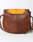 ADBG679B American Darling Hand Tooled Saddle Blanket Genuine Leather Women Bag Western Handbag Purse