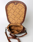 ADBG679B American Darling Hand Tooled Saddle Blanket Genuine Leather Women Bag Western Handbag Purse