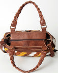 American Darling Hair On Genuine Leather Women Bag Western Handbag Purse