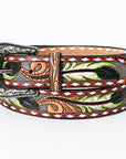 American Darling Beautifully Hand Tooled Genuine American Leather Belt Men and Women