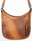 American Darling Hand Tooled Saddle Blanket Genuine Leather Women Bag Western Handbag Purse