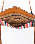 American Darling Hand Tooled Saddle Blanket Genuine Leather Women Bag Western Handbag Purse