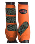 HILASON L M S Horse Rear Hind Leg Sport Boots Printed Hind Rear Leg Boots
