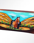American Darling Wallet Hair on Full Grain Genuine Leather Western Women Bag | Handbag Purse Travel Clutch