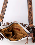 American Darling ADBGZ380 Large Crossbody Hair-On Genuine Leather Women Bag Western Handbag Purse