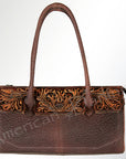 American Darling ADBGZ384 Tote Hand Tooled Genuine Leather Women Bag Western Handbag Purse