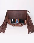 American Darling Signature Crossbody Hand Tooled Saddle Blanket Genuine Leather Women Bag Western Handbag Purse