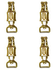 Hilason 1 in X 4-3/8 panic Snap with Eye Solid Brass – Hilason