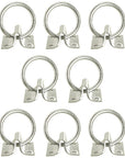 HILASON 2" Cross Tie Ring 2mm Sheet Zinc Plated Block Tie Ring for Horses