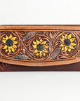 Hand Tooled Hand Painted Genuine Leather women bag western handbag purse