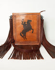 American Darling ADBGZ388 Crossbody Genuine Leather Women Bag Western Handbag Purse