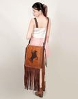 American Darling ADBGZ388 Crossbody Genuine Leather Women Bag Western Handbag Purse