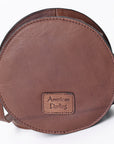 ADBGZ389 American Darling Hand Tooled Hair On Genuine Leather Women Bag Western Handbag Purse