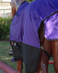 Hilason 1200D Winter Waterproof Horse Turnout Blanket Belly Wrap Purple