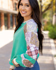 Maeve Sleeve Raglan top Long Sleeve Top