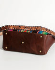 American Darling ADBGA187 Large Crossbody Hand Tooled Saddle Blanket Genuine Leather Women Bag Western Handbag Purse