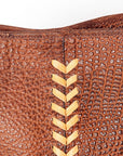 American Darling Messenger Saddle Blanket Genuine Leather Women Bag Western Handbag Purse