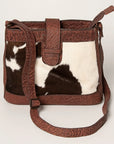 American Darling ADBGZ298A Cross Body I Hair On Genuine Leather Women Bag Western Handbag Purse