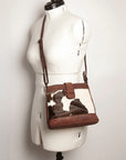 American Darling ADBGZ298A Cross Body I Hair On Genuine Leather Women Bag Western Handbag Purse