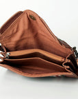 American Darling ADBG716 Envelope Saddle Blanket Genuine Leather Women Bag Western Handbag Purse