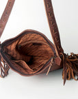 American Darling Hand Tooled Genuine Leather Women Bag Western Handbag Purse