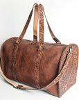 American Darling ADBG724 Duffel Genuine Leather Women Bag Western Handbag Purse