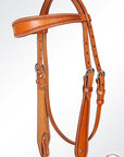 Tan Leather Browband Horse Headstall Western Tack