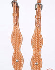 Hilason American Leather Horse One Ear Headstall Working Tack Tan