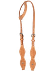 Hilason American Leather Horse One Ear Headstall Working Tack Tan