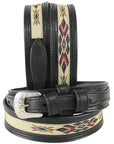 HILASON Western Genuine Leather Belt for Men Women Cowboy Cowgirl Handmade Unisex Full Grain Heavy Duty Engraved Buckle Belt