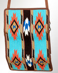 American Darling ADBG486A Wallet Hand Tooled Genuine Leather Women Bag Western Handbag Purse