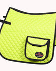 HILASON Western Horse Luxury Quilted Saddle Pads With Pockets