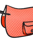 HILASON Western Horse Luxury Quilted Saddle Pads With Pockets