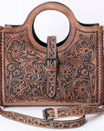 American Darling Tote Hand Tooled Genuine Leather Western Women Bag Handbag Purse | Western Tote Bag | Travel Tote Bags | College Tote Bag | Casual Tote Bag