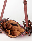 American Darling Cross Body Hand Tooled Saddle Blanket Genuine Leather Women Bag Western Handbag Purse