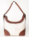 American Darling Hobo Hand Tooled Hair On Genuine Leather Western Women Bag | Handbag Purse Bags for Cute