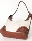 American Darling Hobo Hand Tooled Hair On Genuine Leather Western Women Bag | Handbag Purse Bags for Cute