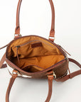 American Darling Tote Hand Tooled Hair on Genuine Leather Western Women Bag Handbag Purse | Travel Bags College Casual