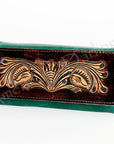 American Darling Wallet Hand Tooled Genuine Leather Women Bag Western Handbag Purse
