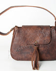 American Darling ADBG744 Hobo Genuine Leather Women Bag Western Handbag Purse