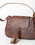 American Darling ADBG744 Hobo Genuine Leather Women Bag Western Handbag Purse