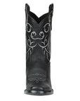Men’s Leather Cowboy Boot - Made in Mexico - Black 124069