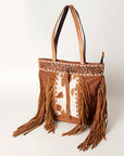 American Darling ADBGA190 Tote Hair-On Genuine Leather Women Bag Western Handbag Purse