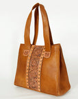 American Darling ADBGA196 Tote Hand Tooled Genuine Leather Women Bag Western Handbag Purse