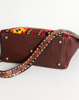American Darling Large Crossbody Hand Tooled Saddle Blanket Genuine Leather Women Bag Western Handbag Purse