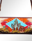 American Darling Wallet Hair on Full Grain Genuine Leather Western Women Bag | Handbag Purse Travel Clutch