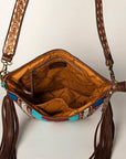 American Darling Tote Saddle Blanket Genuine Leather Women Bag Western Handbag Purse