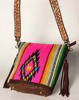 American Darling Tote Saddle Blanket Genuine Leather Women Bag Western Handbag Purse